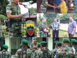 Babinsa TNI Manunggal Bersama Rakyat Pengamanan Ibadah Minggu
