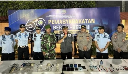 Memperingati Masa Bakti Pemasyarakatan Di Lapas ll Cikarang Bekasi Warga Binaan Di Sterilkan