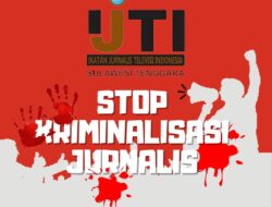 IJTI Sultra Mengecam Kriminalisasi 2 Jurnalis Tribunnews Sultra oleh Polres Baubau.