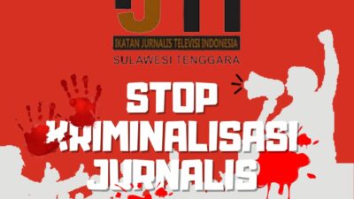 IJTI Sultra Mengecam Kriminalisasi 2 Jurnalis Tribunnews Sultra oleh Polres Baubau.