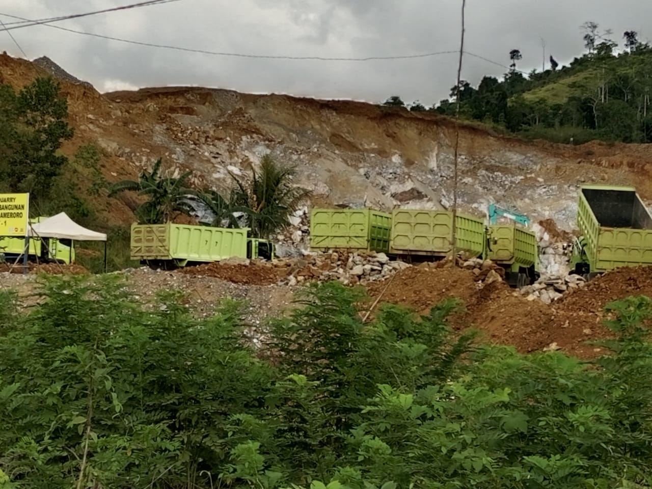 Diduga Ilegal, Tambang Galian C Kabupaten Konawe Desa Unggulino Kecamatan Puriala, Konsorsium Mahasiswa Merdeka akan laporkan PT Restu Bumi Mineral di Polda Sultra.