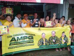 Angkatan Muda Partai Golkar Cikarang Utara Kabupaten Bekasi Salurkan Bantuan Logistik Untuk Korban Banjir