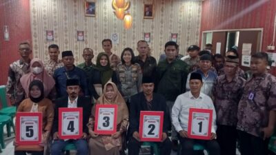 Pengundian & Penetapan Nomor Urut Calon Kepala Desa Kembangkuning Kecamatan Klapanunggal Kabupaten Bogor