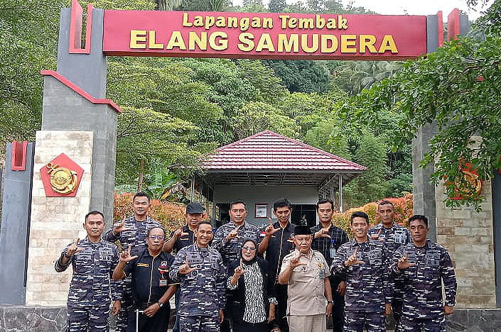 DPD SPRI(Serikat Pers Republik Indonesia) Lampung Mengadakan Audensi Dengan DanYon7 Marinir Lampung