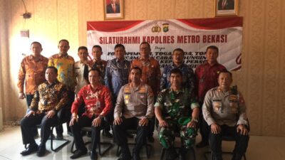 Jalin Silaturahmi, Kapolres Metro Bekasi Berkunjung Ke Cabang Bungin