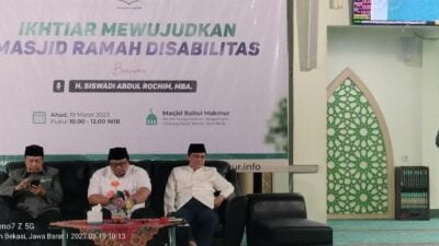 DKM Baitul Makmur Talaga Sakinah Sosialisasikan Program Ikhtiar Mewujudkan Masjid Ramah Disabilitas