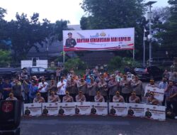 Ribuan Bansos Kapolri Disalurkan ke Warga sekitar Jakarta Selatan 