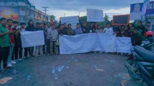 Aksi Konsolidasi Akbar Di Gelar Forum Mahasiswa Wawonii & HMI MPO Kendari Mendesak DPRD Konkep Dan Pemda Konkep Untuk Secepatnya Mengambil Tindakan Agar Menghentikan Aktivitas PT GKP Ilegal Mining.