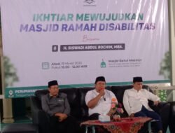 Ketum PPDI Siap Temui Ketua Umum DMI Dalam Rangka Sosialisasi Masjid Ramah Disabilitas