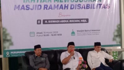 Ketum PPDI Siap Temui Ketua Umum DMI Dalam Rangka Sosialisasi Masjid Ramah Disabilitas