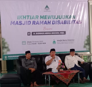 Ketum PPDI Siap Temui Ketua Umum DMI Dalam Rangka Sosialisasi Masjid Ramah Disabilitas