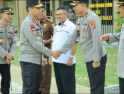 Kapolda Lampung Yang Baru Di Lantik Ber Kunjung Ke Polres Tulang Bawang Barat Dalam Rangka Kunjungan Kerja