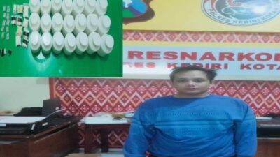 Polres Kediri Kota Ringkus Pengedar Narkoba Berbagai Jenis dan 22 Ribu Pil Doble L 