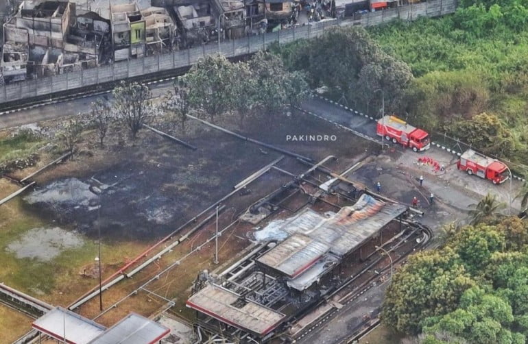 Polri Bantu Tangani Kebakaran Depo Pertamina Plumpang: Identifikasi Korban hingga Usut Penyebabnya