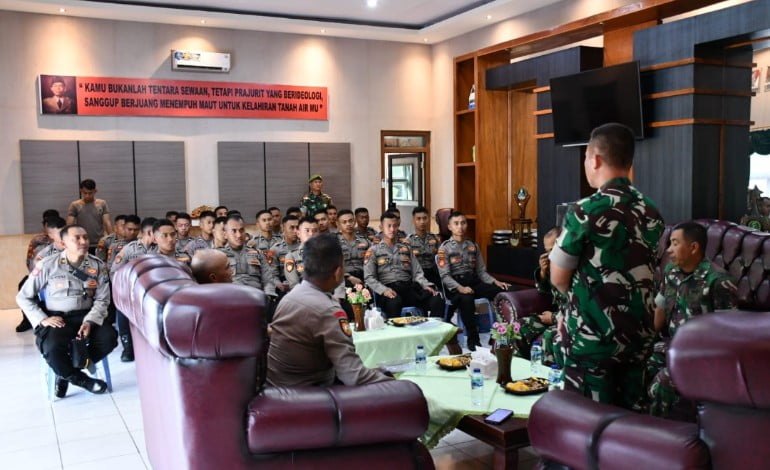 Dandim 0822 Bondowoso Sambut Hangat Orientasi Bintara Polres Bondowoso 