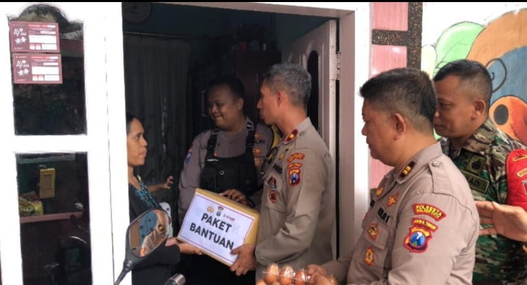 Polresta Malang Kota Distribusikan Bantuan Untuk Balita, Dukung Pemerintah Cegah Stunting 