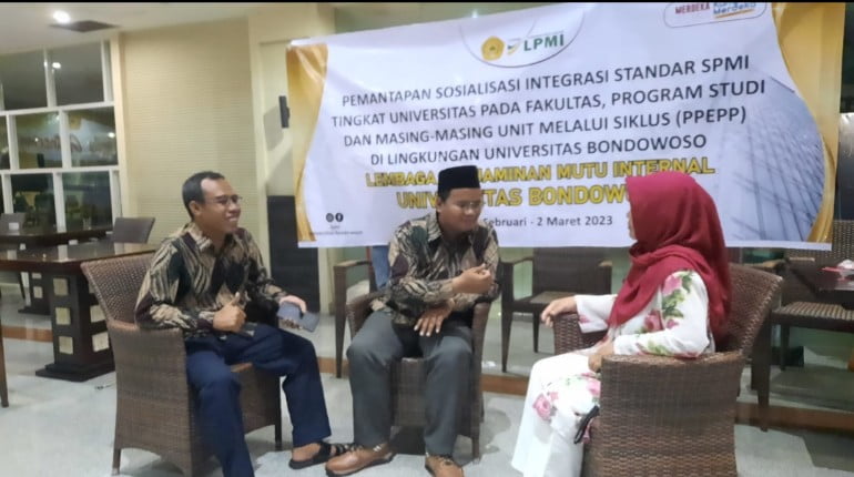 Perkuat Tata Kelola Program Studi, UPPS dan Institusi, LPMI Universitas Bondowoso Gelar Sosialisasi Pelaksanaan SPMI Melalui Siklus PPEPP