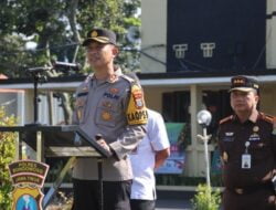 Kapolres Bondowoso Pimpin Apel Tradisi Penerimaan Bintara Remaja Baru Tahun 2023