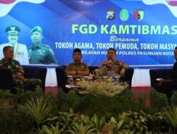 Polres Pasuruan Kota Bersama Forkopimda Gelar FGD Kamtibmas