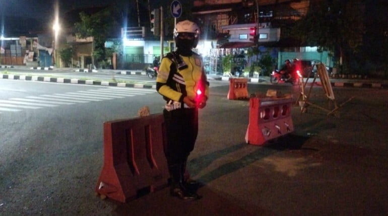 Polisi Siapkan Jalur Alternatif Cegah Macet Imbas Pengecoran Jalan Bypass di Kota Mojokerto