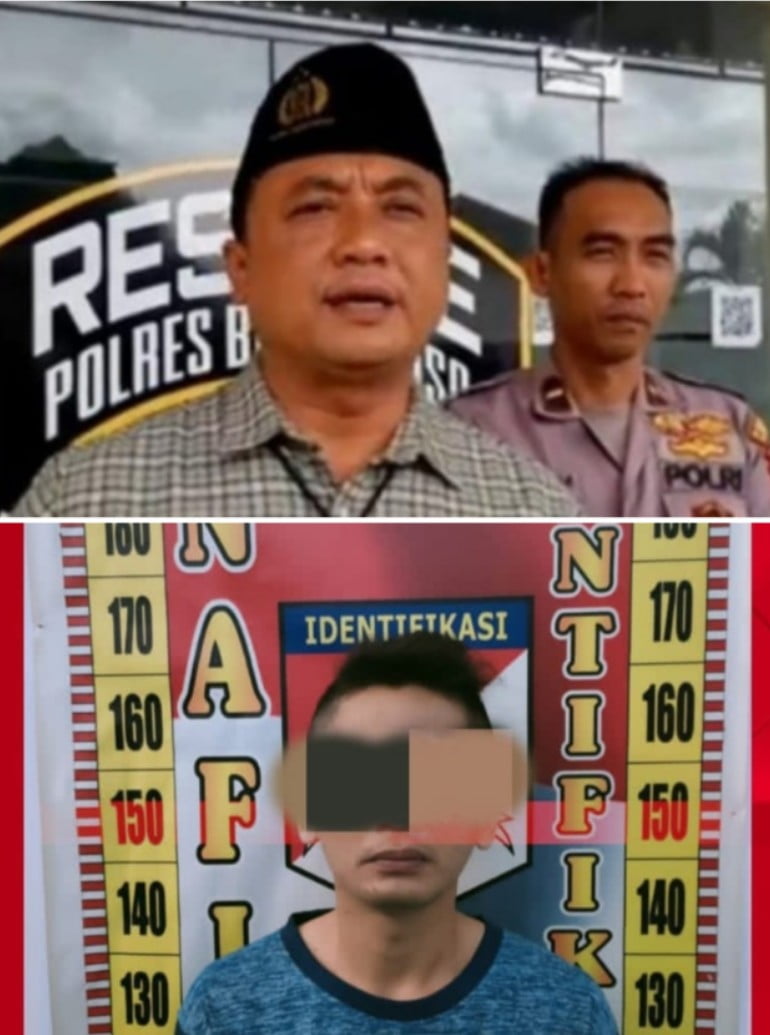 Polres Bondowoso berhasil menangkap pelaku pencurian toko.