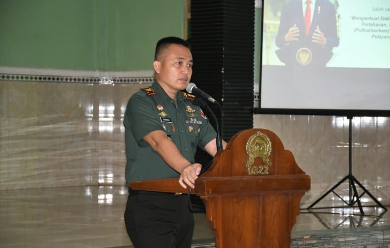 Kodim 0822 Bondowoso Selenggarakan Komsos Dengan Keluarga Besat TNI 2023