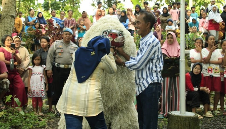 Kesenian Budaya Meriahkan Selamatan Desa Sumber Suko Klabang.