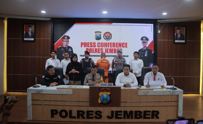 Polres Jember Berhasil Ungkap Pelaku Pembunuhan Sumberbaru, Motif Sakit Hati