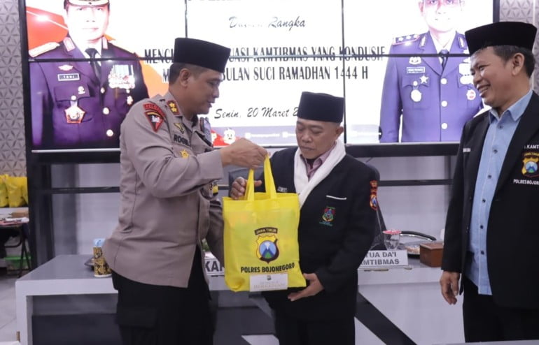 Kapolres Bojonegoro Gelar Tatap Muka Dengan Da’i dan Pendeta Kamtibmas Jelang Ramadhan