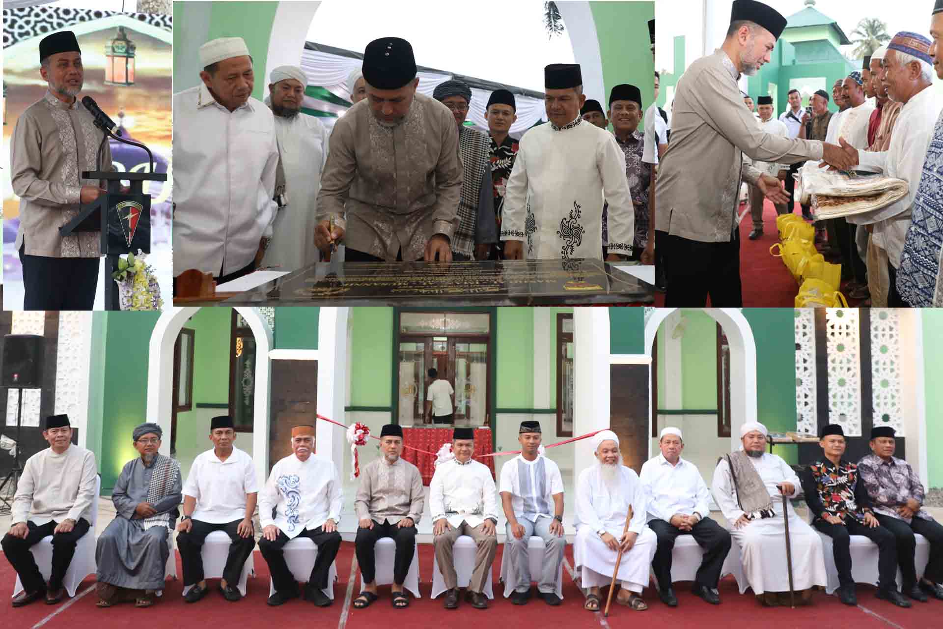 Masjid ke-30 Haji Anif Diresmikan di Batalyon Armed 2/105 TRK/KS