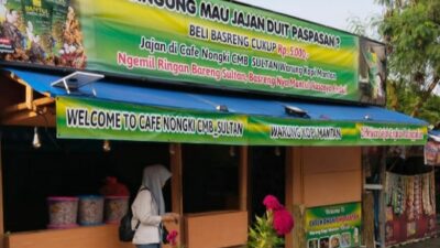 Virall !!!… Tempat Santai Warung Kopi Mantan di Kawasan GOR Wibawamukti Cikarang