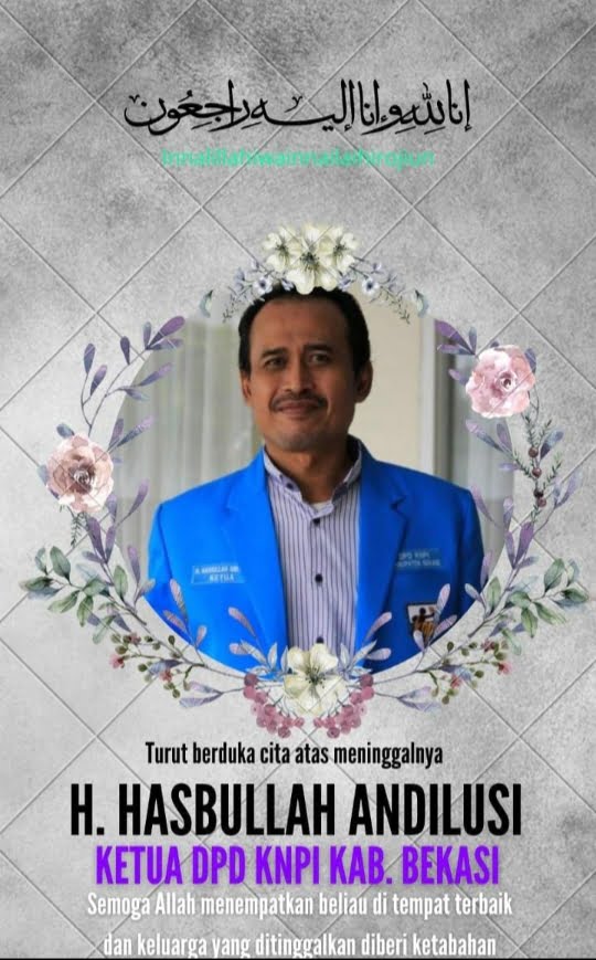 Segenap Jajaran Direksi Dan Redaksi Internusa Media Group Turut Berdukacita Atas Wafatnya Ketua KNPI Kabupaten Bekasi