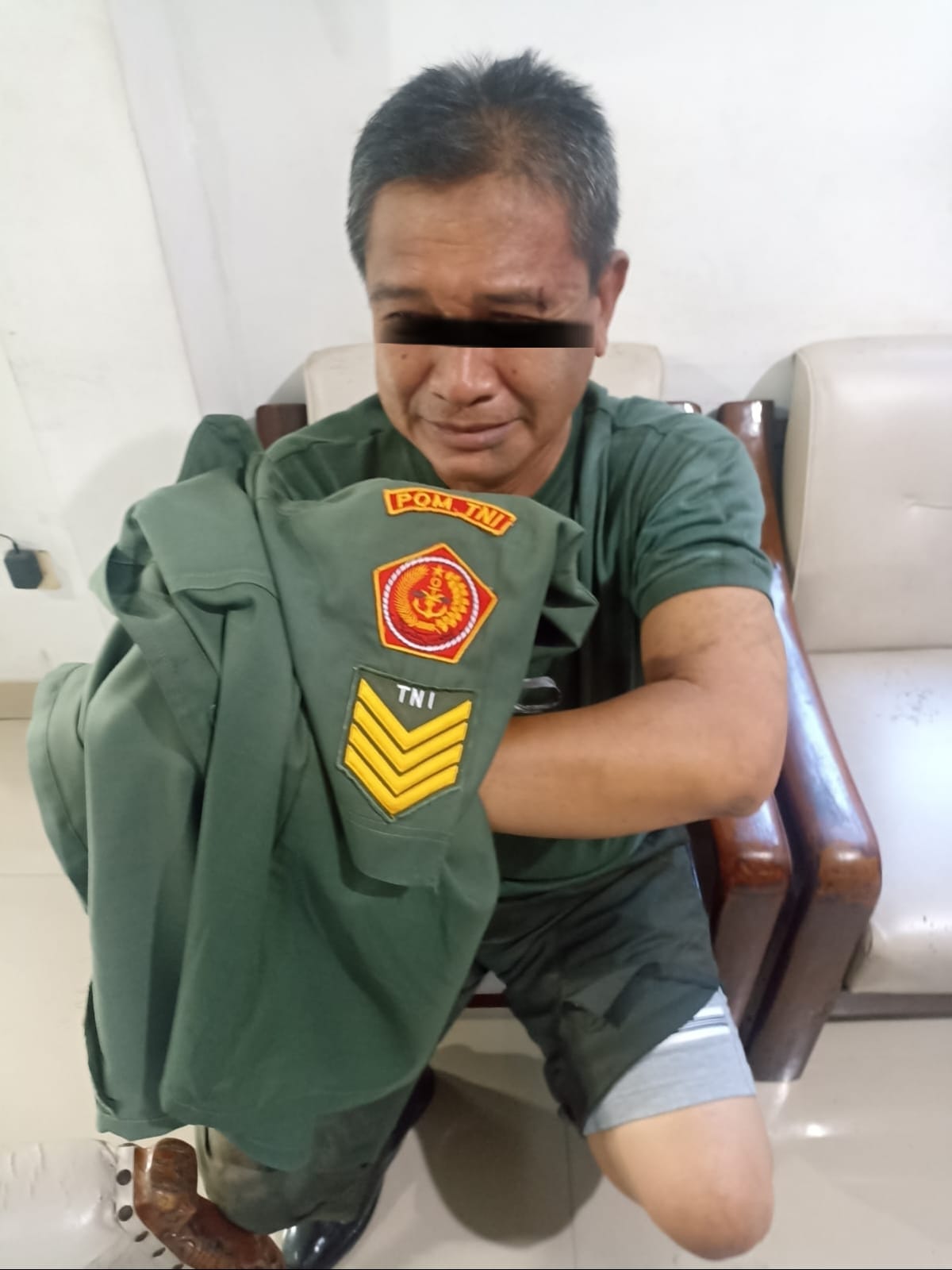 Serda Ayupti Babinsa Jati Luhur amankan TNI Gadungan