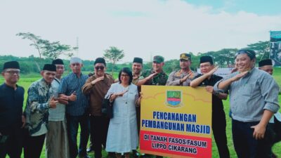 Canangkan Pembangunan Masjid Lippo Cikarang, Dani Ramdan: Oase Spiritual di Tengah Kawasan Industri