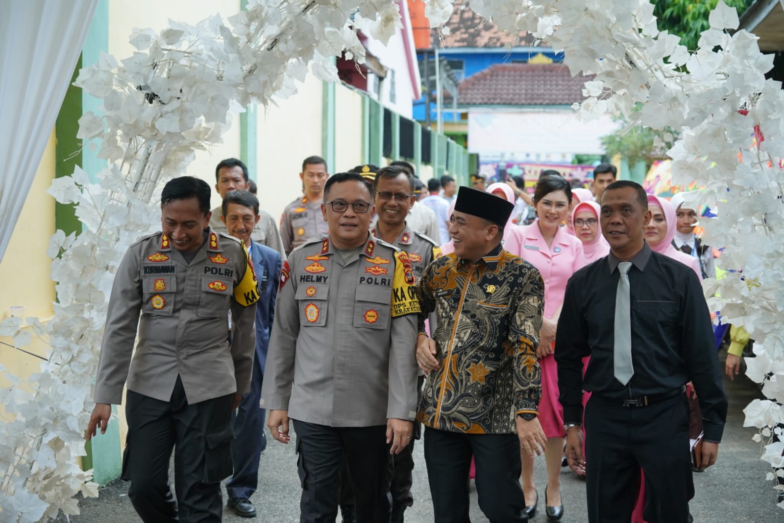 Kapolda Lampung Anjangsana Ke SMA Kemala Bhayangkari Kotabumi