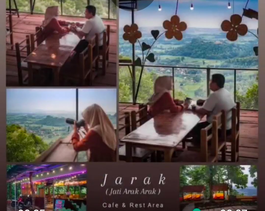 Kafe dan Resto Jarak Arak-Arak  Bondowoso Menyuguhkan Pemandangan Alam Indah