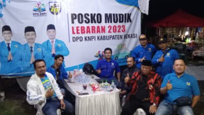 Posko Mudik KNPI Kabupaten Bekasi Selamatkan Pemudik Dari Pelaku Begal