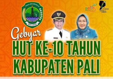 Tajuk Gebyar HUT Ke-10 Kabupaten PALI