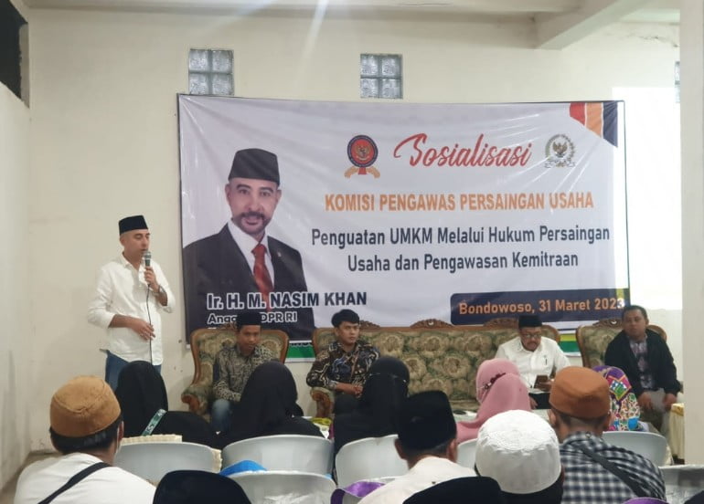 Nasim Khan dan KPPU Ajak UMKM Bondowoso Situbondo Berdaya Saing