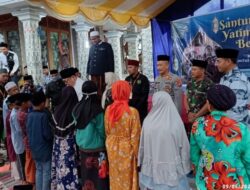 Danposramil 0822/12 Sumberwringin Hadiri Kegiatan Santunan Anak Yatim