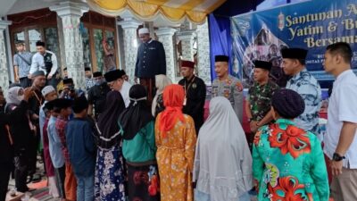 Danposramil 0822/12 Sumberwringin Hadiri Kegiatan Santunan Anak Yatim