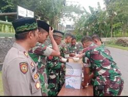 Berbagi Takjil, Kolaborasi Koramil 0822/02 Curahdami Dan Polsek Curahdami Serta KSP Multi Daya Sentosa