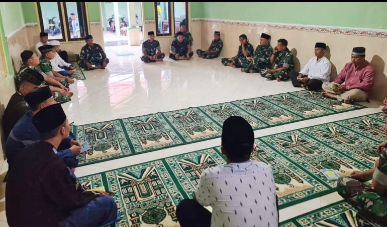 Kodim 0822 Bondowoso Gelar Doa Bersama Untuk Keselamatan Prajurit Terbaik TNI AD Yang Tugas Operasi Papua