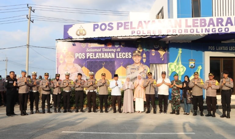 Kapolda Jatim Kunjungi Posyan di Probolinggo Raya, Beri Motivasi Petugas Ops Ketupat Semeru 2023 