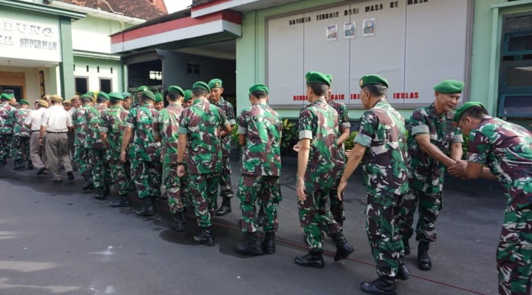 Kodim 0822 Bondowoso Gelar Apel Pengecekan Personel Cuti Kembali Lebaran 1444 H