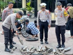 Polres Nganjuk Kembalikan Motor Hasil Operasi Saat Ramadhan, Berikut Persyaratannya