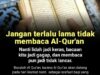 Keutamaan Membaca Al-Qur’an di Jelaskan Dalam Hadits Rasulullah SAW