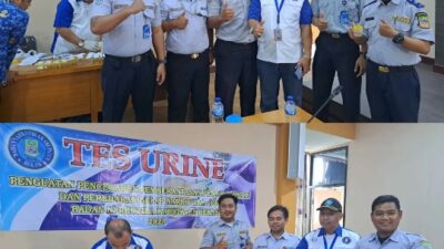 BNK Lakukan Giat Test Urine Pada Pegawai Dishub Kabupaten Bekasi