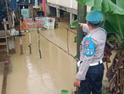 Kapolsek Tanah Abang Melaksanakan Pengecekan Sungai Lematang