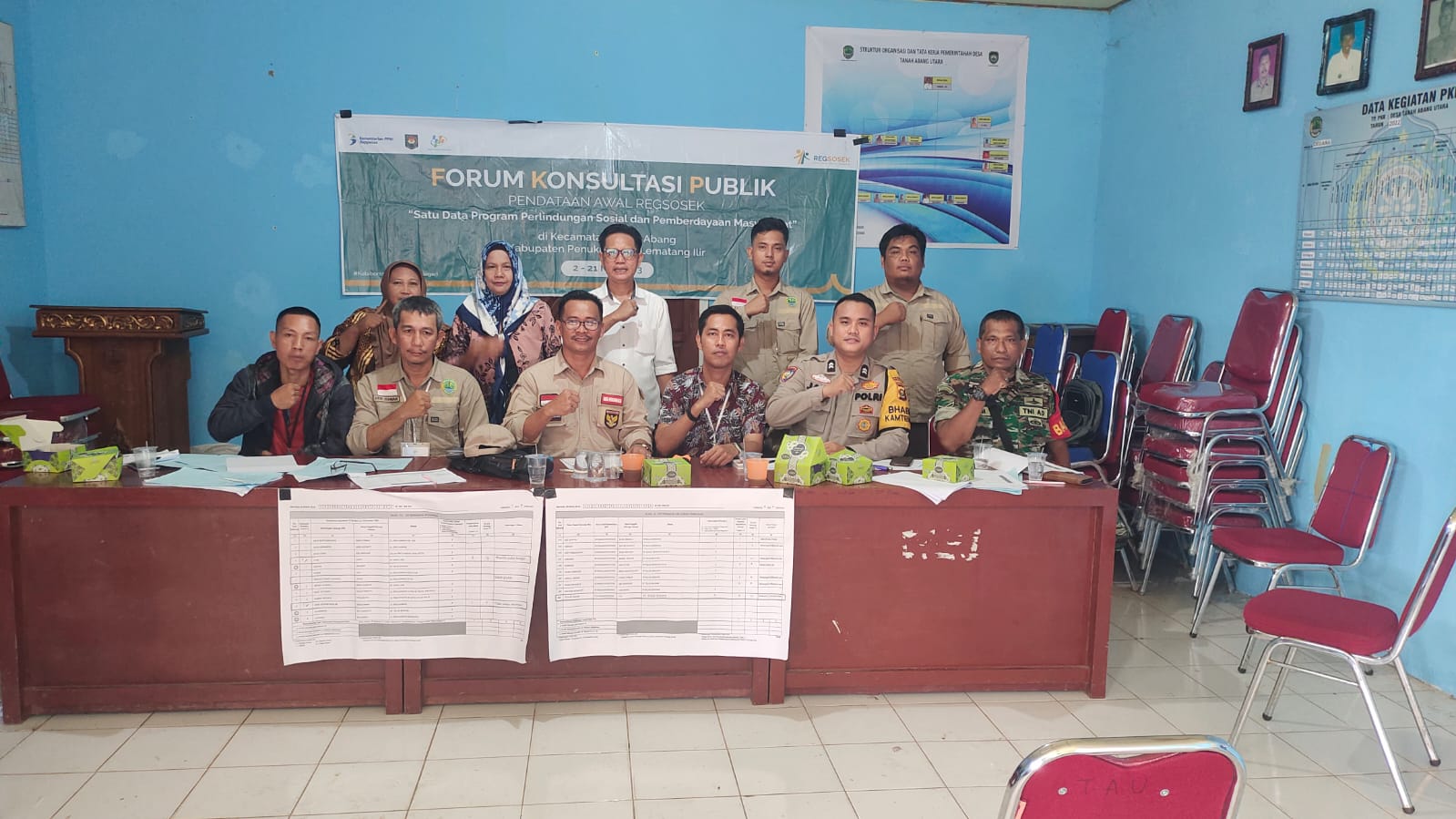 Polres Pali Melalui Polsek Tanah Abang Menghadiri Giat Forum Konsultasi Publik( FKP)